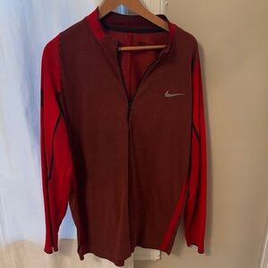 Nike Golf Mountain Dew Code Red Quarter Zip, Size L